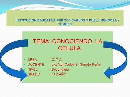 INSTITUCION EDUCATIVA PNP SO1 CARLOS T PUELL MENDOZA - TUMBES