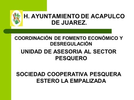 H. AYUNTAMIENTO DE ACAPULCO DE JUAREZ.