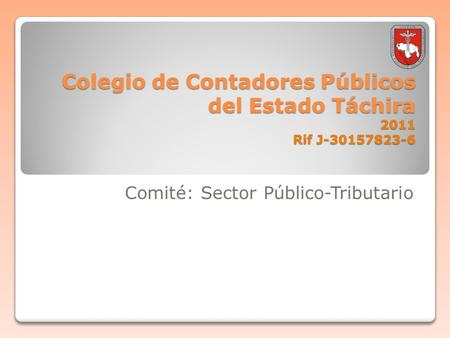 Boletin informativo Comité: Sector Público-Tributario