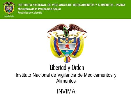 Instituto Nacional de Vigilancia de Medicamentos y Alimentos