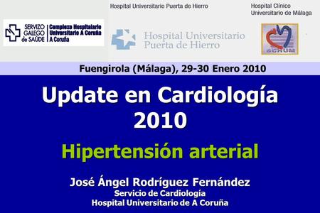 Update en Cardiología 2010 Hipertensión arterial