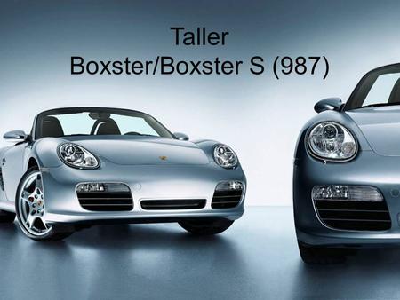 Taller Boxster/Boxster S (987)