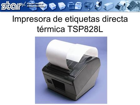 Impresora de etiquetas directa térmica TSP828L