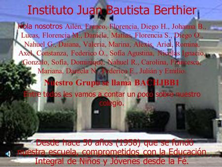 Instituto Juan Bautista Berthier