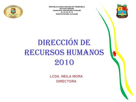 dirección de RECURSOS HUMANOS 2010