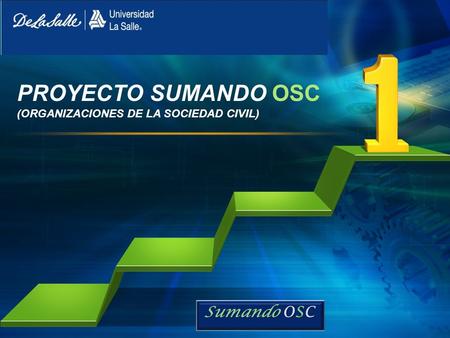 PROYECTO SUMANDO OSC (ORGANIZACIONES DE LA SOCIEDAD CIVIL)