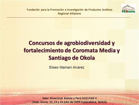 Fundación para la Promoción e Investigación de Productos Andinos