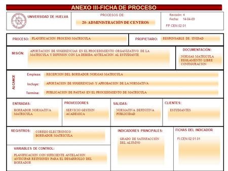 ANEXO III-FICHA DE PROCESO