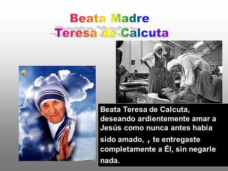 Beata Madre Teresa de Calcuta