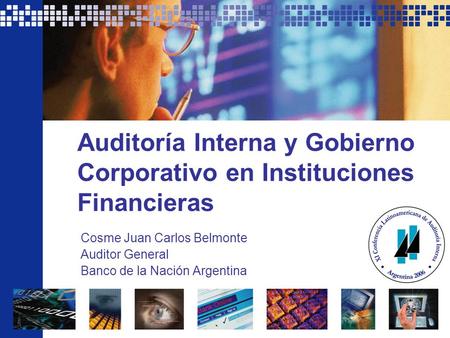 Auditoría Interna y Gobierno Corporativo en Instituciones Financieras
