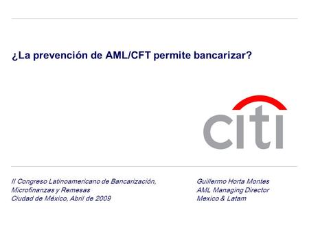 ¿La prevención de AML/CFT permite bancarizar?
