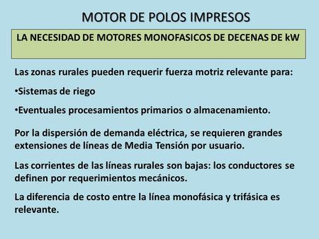 MOTOR DE POLOS IMPRESOS