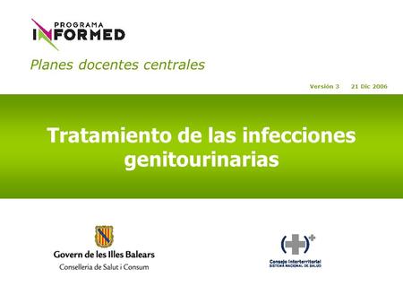 Tratamiento de las infecciones genitourinarias