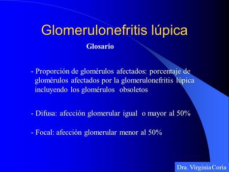 Glomerulonefritis lúpica