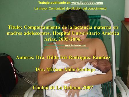 Autoras: Dra. Hilda Iris Rodríguez Ramírez Dra. Miriam Aliño Santiago