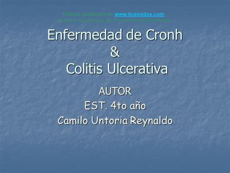 Enfermedad de Cronh & Colitis Ulcerativa