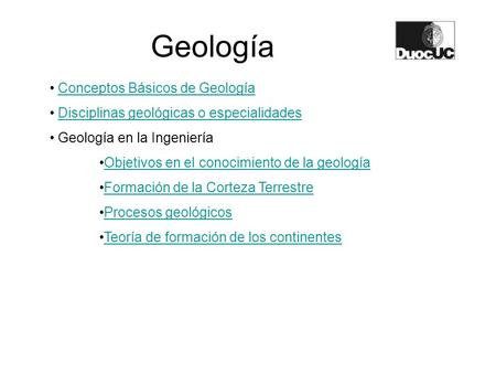 Geología Conceptos Básicos de Geología
