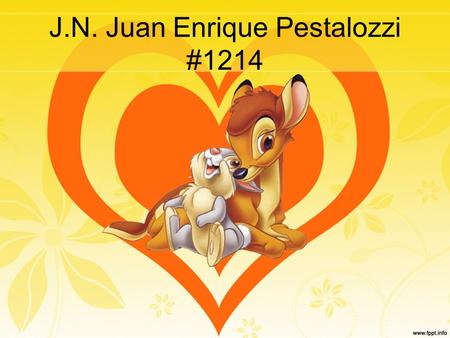 J.N. Juan Enrique Pestalozzi #1214