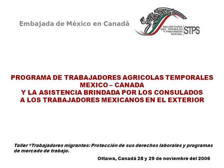 Embajada de México en Canadá