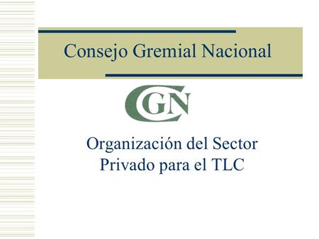 Consejo Gremial Nacional
