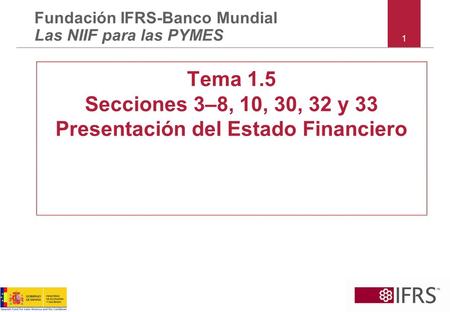 Fundación IFRS-Banco Mundial Las NIIF para las PYMES