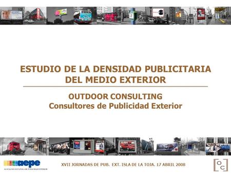 ESTUDIO DE LA DENSIDAD PUBLICITARIA DEL MEDIO EXTERIOR