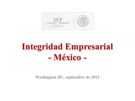 Integridad Empresarial - México -