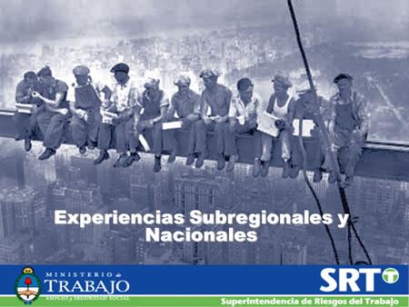 Experiencias Subregionales y Nacionales