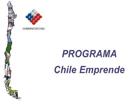 Antecedentes Desde el 2001 está operando en 10 territorios que implican a 63 de las 345 comunas existentes en Chile, y a 2,2 de los 15 millones de habitantes.