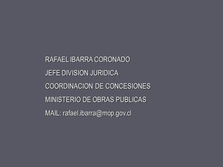 RAFAEL IBARRA CORONADO