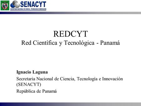 REDCYT Red Científica y Tecnológica - Panamá