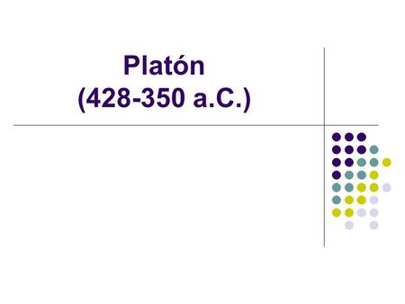 Platón (428-350 a.C.).