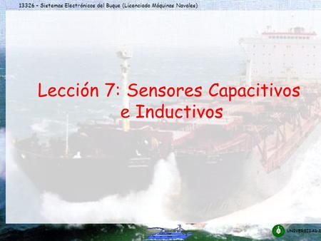 Lección 7: Sensores Capacitivos
