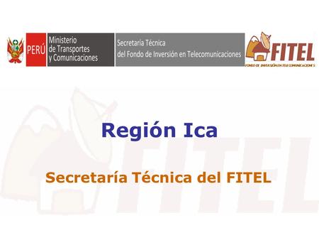 Secretaría Técnica del FITEL