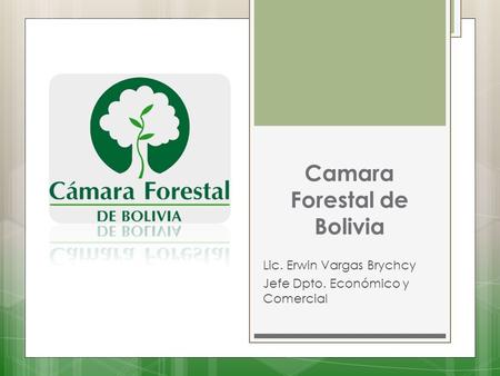 Camara Forestal de Bolivia