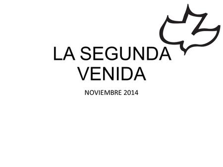 LA SEGUNDA VENIDA NOVIEMBRE 2014.