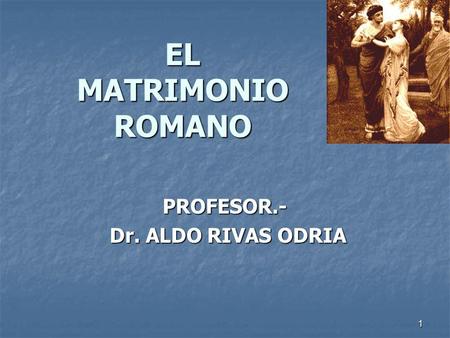 PROFESOR.- Dr. ALDO RIVAS ODRIA