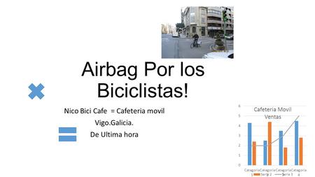 Airbag Por los Biciclistas! Nico Bici Cafe = Cafeteria movil Vigo.Galicia. De Ultima hora.