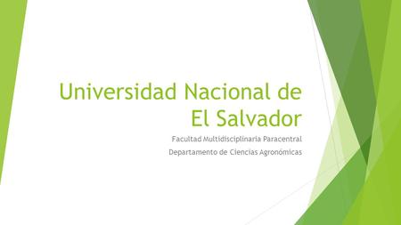 Universidad Nacional de El Salvador