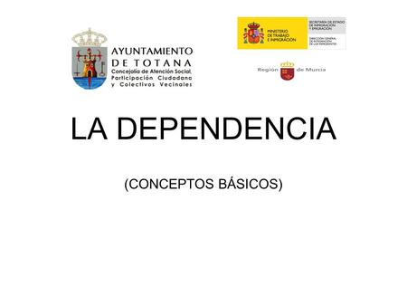 LA DEPENDENCIA (CONCEPTOS BÁSICOS).