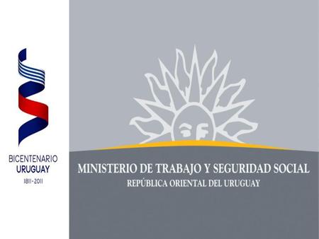 “TRABAJADORES RURALES EN URUGUAY” OBSERVATORIO DE MERCADO DE TRABAJO DINAE - MTSS Artigas, octubre 2011.