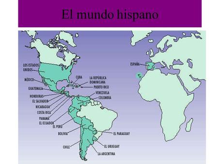 El mundo hispano.