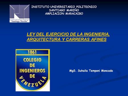LEY DEL EJERCICIO DE LA INGENIERIA, ARQUITECTURA Y CARRERAS AFINES