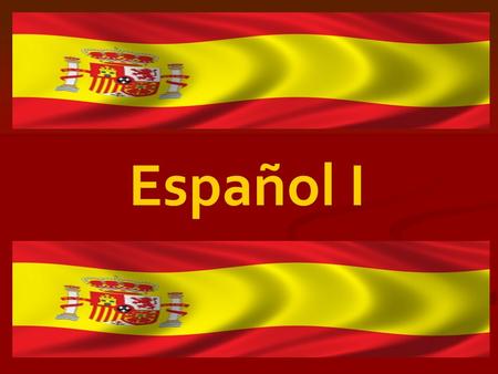 Español I.