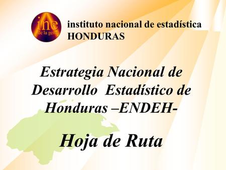 instituto nacional de estadística HONDURAS