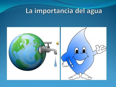 La importancia del agua