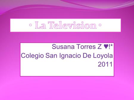 Susana Torres Z ♥ !* Colegio San Ignacio De Loyola 2011.