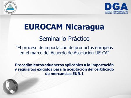 EUROCAM Nicaragua Seminario Práctico