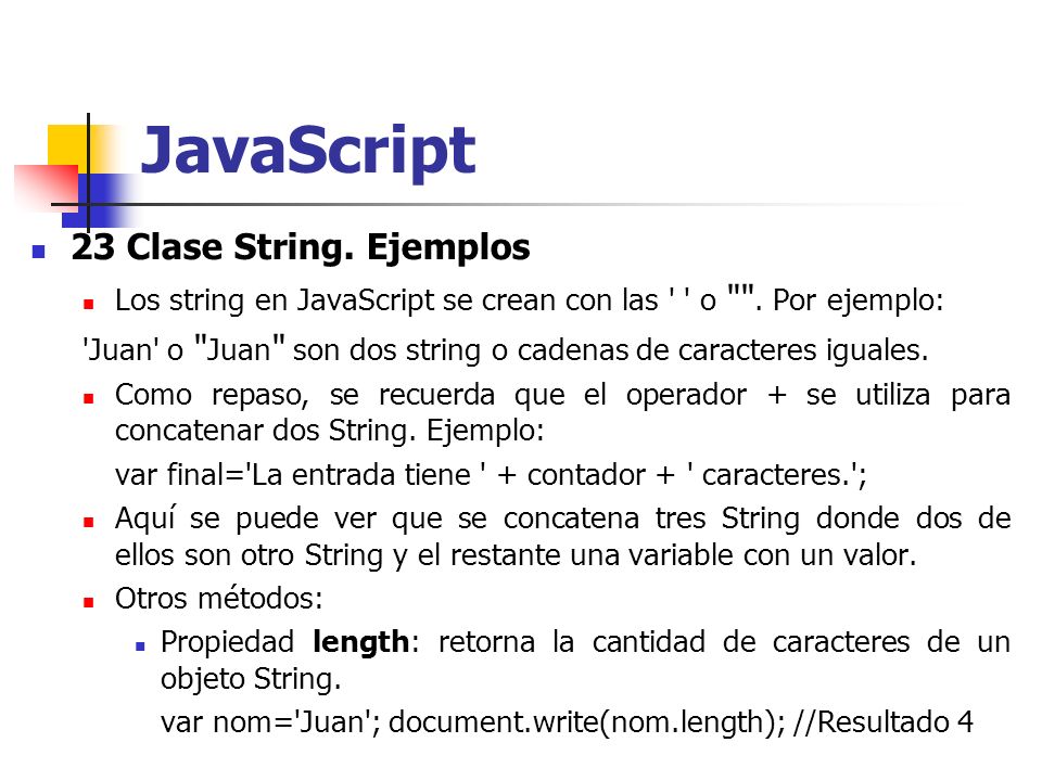 cadenas javascript substring implantaci 243 n de aplicaciones web ppt descargar cadenas javascript substring implantaci 243 n de aplicaciones web ppt descargar