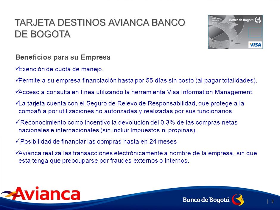 Tarjeta Credito Banco De Bogota Consulta